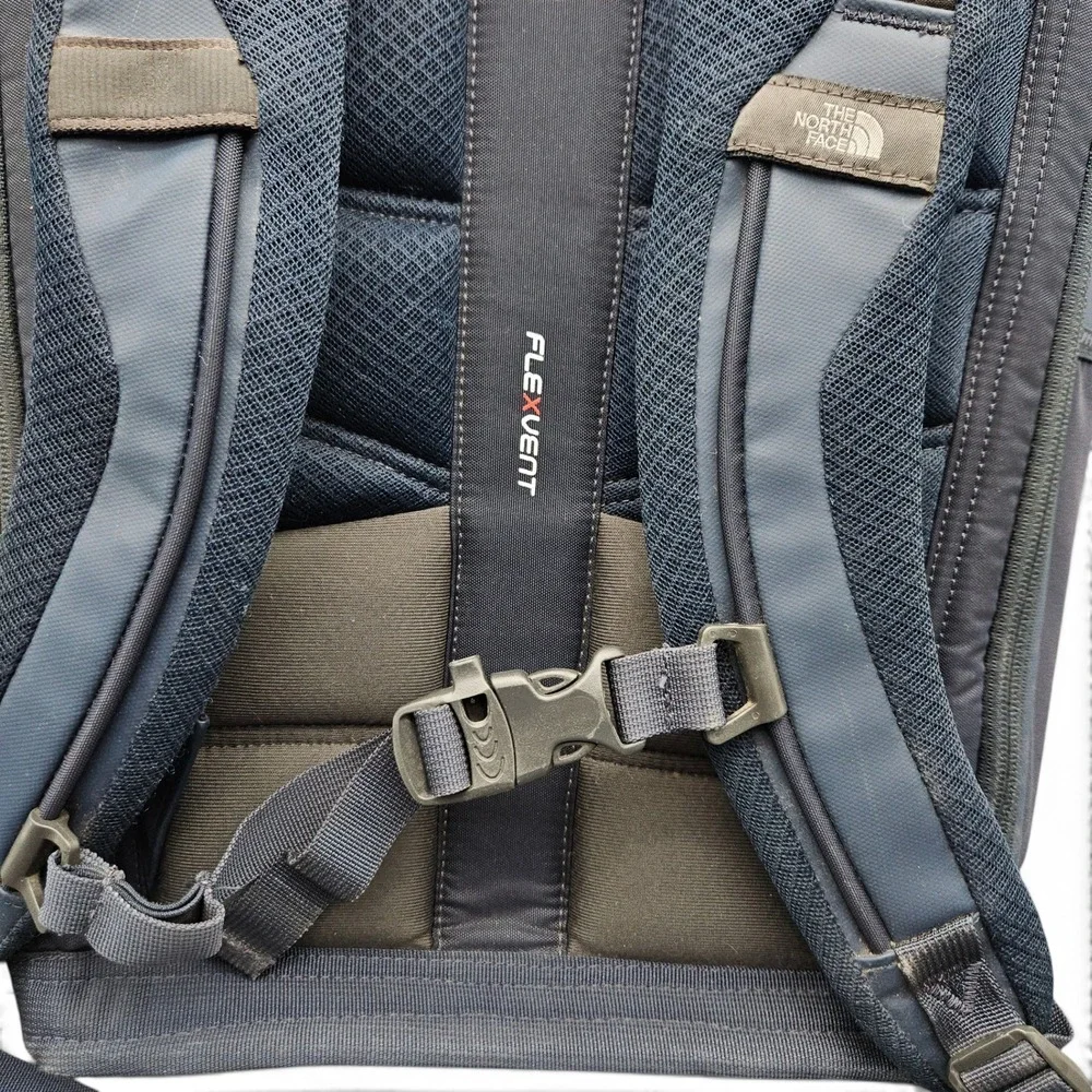 The North Face Kaban Blue Backpack Laptop Bag Commuter Travel Hiking‎ School